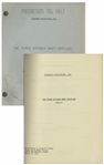 Moe Howards 118pp. Script for the Feature The Three Stooges Meet Hercules -- First Estimating Draft Dated March 1961 -- Stain on Cover, Else Very Good Condition